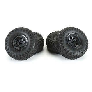 Pro-Line 1/30 Aztek Front/Rear Mounted Black Clobber (4) for Axial SCX30