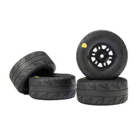 Pro-Line 1/16 Vector Front/Rear Tires MTD 12mm Black Split Six (4): MOJAVE GROM