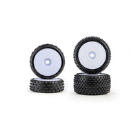Pro-Line 1/24 Wedge Front and Prism Rear Carpet Tires Mounted 7mm, White (4): Losi Micro-B