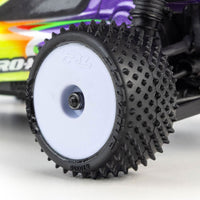 Pro-Line 1/24 Wedge Front and Prism Rear Carpet Tires Mounted 7mm, White (4): Losi Micro-B