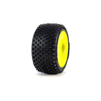 Pro-Line 1/28 Prism Front/Rear Carpet Tires Mounted 7mm, Yellow (4): Losi Micro-T