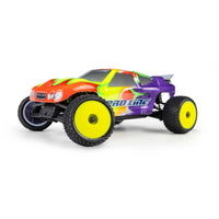 Pro-Line 1/28 Prism Front/Rear Carpet Tires Mounted 7mm, Yellow (4): Losi Micro-T