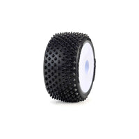 Pro-Line 1/28 Prism Front/Rear Carpet Tires Mounted 7mm, White (4): Losi Micro-T