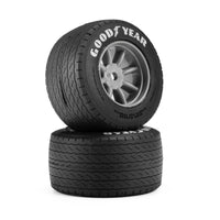 Pro-Line 1/12 Goodyear Blue Streak VTA Rear Tires Wheels (2): Losi NASCAR®