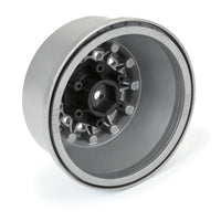 Pro-Line Racing 1/10 Raid Bead-Loc F/R 2.2"/3.0" 12 & 14mm SC Wheels (2) Red/Gray