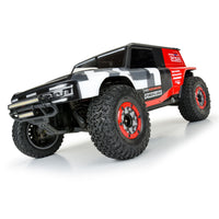 Pro-Line Racing 1/10 Raid Bead-Loc F/R 2.2"/3.0" 12 & 14mm SC Wheels (2) Red/Gray