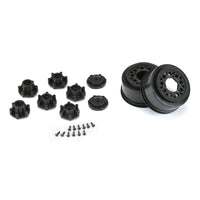 Pro-Line Racing 1/10 Showtime 2.2"/3.0" 12mm & 14mm SC Dirt Oval Wheels (2) Black