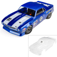 Pro-Line 1/12 Pre-Cut 1968 Chevy Camaro Clear VTA Body: Losi NASCAR