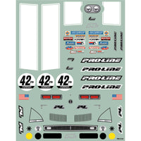 Pro-Line 1/12 Pre-Cut 1968 Chevy Camaro Clear VTA Body: Losi NASCAR