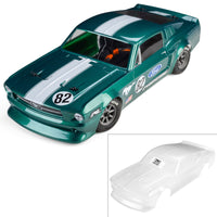 Pro-Line 1/12 Pre-Cut 1968 Ford Mustang Clear VTA Body: Losi NASCAR