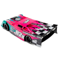 Pro-Line Racing 1/12 Pre-Cut Dirt Late Model Tombstone Hi-Performance Clear Body: Losi GROM ALM and NASCAR