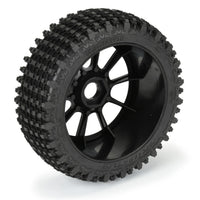 Proline 1/8 Gladiator M2 Fr/Rr Buggy Tires Mounted 17mm Black Mach 10 (2)