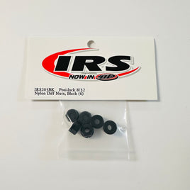 IRS 8/32 Nylon Locknuts (6), Black (203BK)