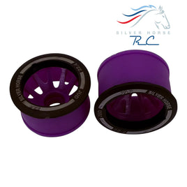 Nexx Racing 2WD “JUD” Front 8.5mm Threaded EVO Wheels (0 Offset) (Purple) (2)