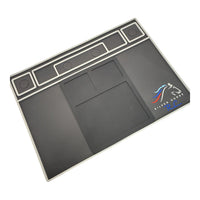 Silver Horse RC Pit Mat V2! Includes nesting high heat solder mat! (Blue)