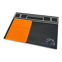 Silver Horse RC Pit Mat V2! Includes nesting high heat solder mat! (Orange)