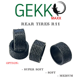 Gekko Maxx Mini-Z Rear Tires R11 (4pcs) (Medium)