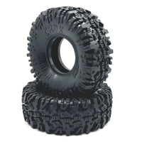 Reefs RC Crux 1.9" Rock Crawler Tires w/Foams (2) (4.75") (Gray)