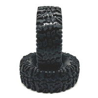 Reefs RC Crux 1.9" Rock Crawler Tires w/Foams (2) (4.75") (Gray)