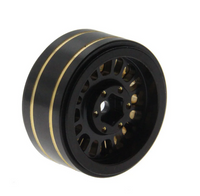 Powerhobby 1.2" Brass Beadlock Wheels (4) 1/18 / 1/24 Rock Crawler