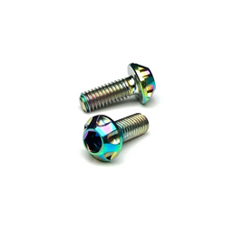 Sortafast Titanium Screws - Hexcix Motor Screws - Oil Slick - 2pk (M3x8)