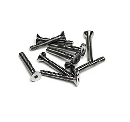 Sortafast Standard Thread Titanium Screws - Countersunk Head - 10pk (4-40x1/4")
