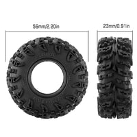 INJORA 1.0" Swamp Claw M/T Tires (56mm) (4)