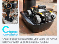 Turbo Racing Baby Monster 1:76 Scale Monster Truck RTR - Yellow