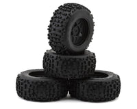 Arrma dBoots Back-Flip Mini Kraton Pre-Mounted Tires (Black) (4) w/12mm Hex