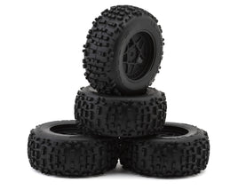 Arrma dBoots Back-Flip Mini Kraton Pre-Mounted Tires (Black) (4) w/12mm Hex