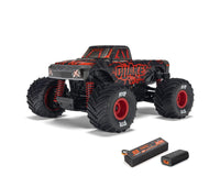 Arrma Quake Grom 4x4 1/16 RTR Brushed Monster Truck (Red) w/SLT2 2.4GHz Radio, Battery & Charger (Copy)
