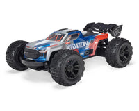 Arrma Mini Kraton 3S BLX 4X4 1/16 RTR Brushless Speed Monster Truck (Red/Blue)