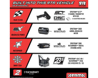 Arrma Fury 223S BLX 1/10 Brushless RTR 2WD Short Course Truck (Blue)