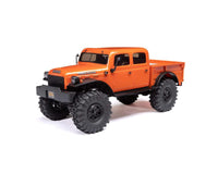 Axial SCX24 40's 4 Door Dodge Power Wagon 1/24 4WD RTR Scale Mini Crawler (Orange)
