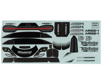 Bittydesign ARES-1 GT12 1/12 On-Road Body (Clear) (SupaStox Class)
