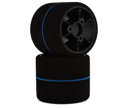 BSR Racing 1/12 Rear Mounted Foam Tires (2) (Blue Stripe SPEC)