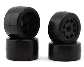 BSR Racing 1/10 Race Radial Pan Car/WGT-R Rubber Belted Pre-Mounted Carpet Tires (4)