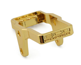 EcoPower CNC-Machined Brass Servo Mount for Traxxas TRX-4M (Gold) (8g)