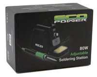 EcoPower 80W Adjustable Temperature Digital Soldering Station w/Alligator Clip Support Arms