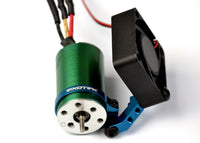 Exotek 20mm Motor Aluminum Mini Fan Mount (Blue)