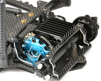 Exotek 1/10 & 1/12 Pan Car Clip-On Aero Low-Profile Aluminum Motor Heatsink (Black)