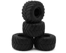 Furitek Mofo 1/24 Micro Monster Truck Pre-Mounted Tires (4) (Black)