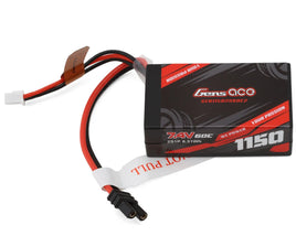 Gens Ace 2S 60C G-Tech Hardcase LiPo Battery Pack (7.4V/1150mAh) w/iEC2 Connector
