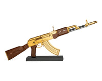 GoatGuns Miniature 1/3 Scale Die-Cast AK47 Model Kit (Gold)