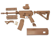 GoatGuns Miniature 1/3 Scale Die-Cast AR15 Model Kit (Coyote)