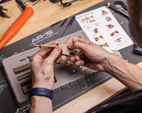 GoatGuns Miniature 1/3 Scale Die-Cast AR15 Model Kit (Coyote)
