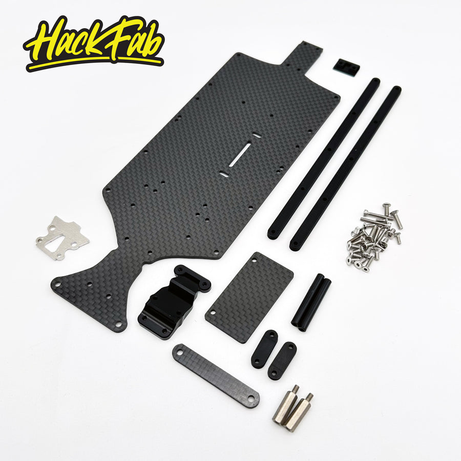 HackFab Mini-B Carbon Fiber Sprint Car Chassis Conversion| HackFab Hobbies
