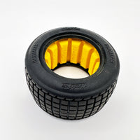 HackFab Haymaker Mini Oval Tire fits Losi Mini-T 2.0 wheels (Super Soft) (2)