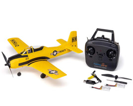 HobbyZone T-28 Trojan Micro RTF Basic Electric Airplane (450mm) w/SAFE Technology