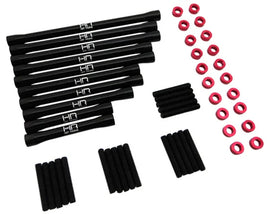 Hot Racing Aluminum Pro-Link Set for Axial Scx10 II with 12.3in (313mm) Wheelbase